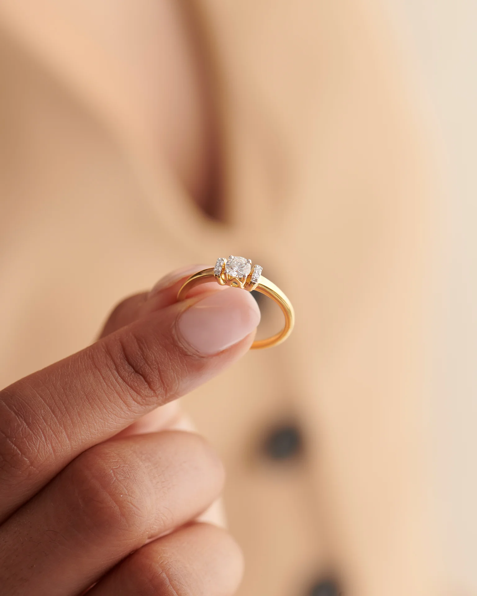 Bar Solitaire Ring - Image 2