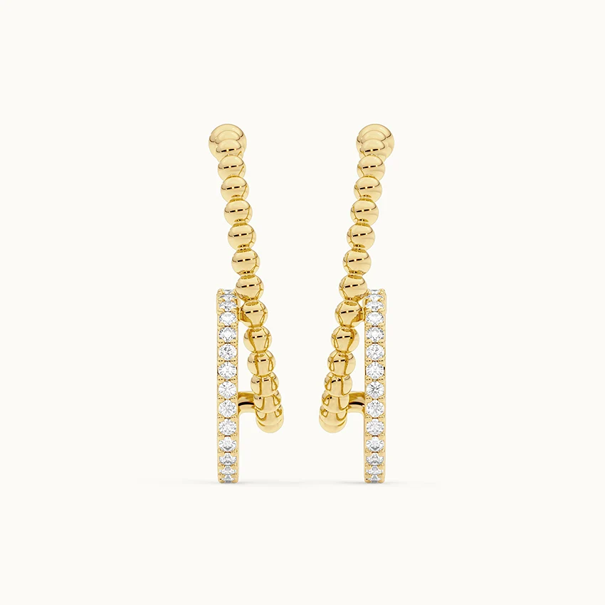 Beaded Diamond Ear Suspender - Image 7
