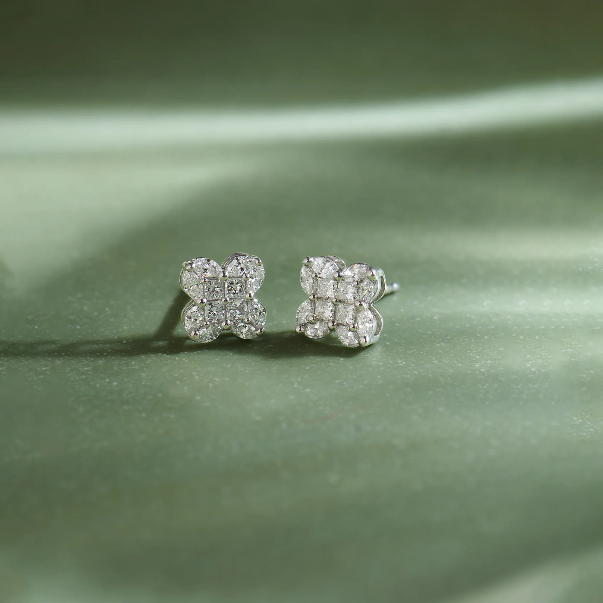 Blooming Diamond Studs