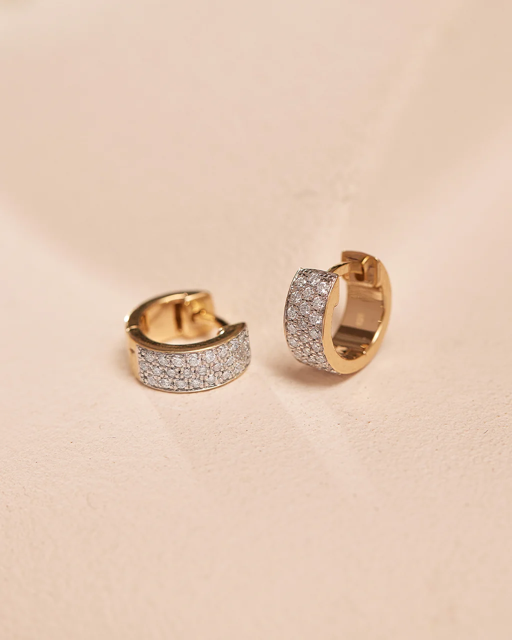 Bold Mini Diamond Hoops - Image 6