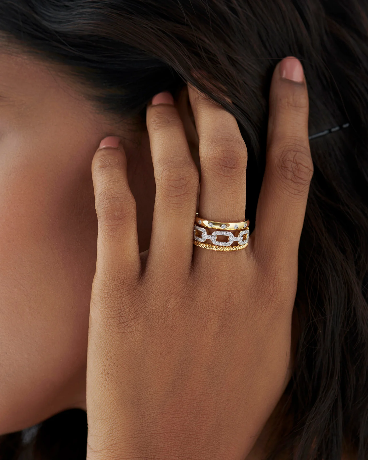 Bold Paperclip Stackable Band - Image 4