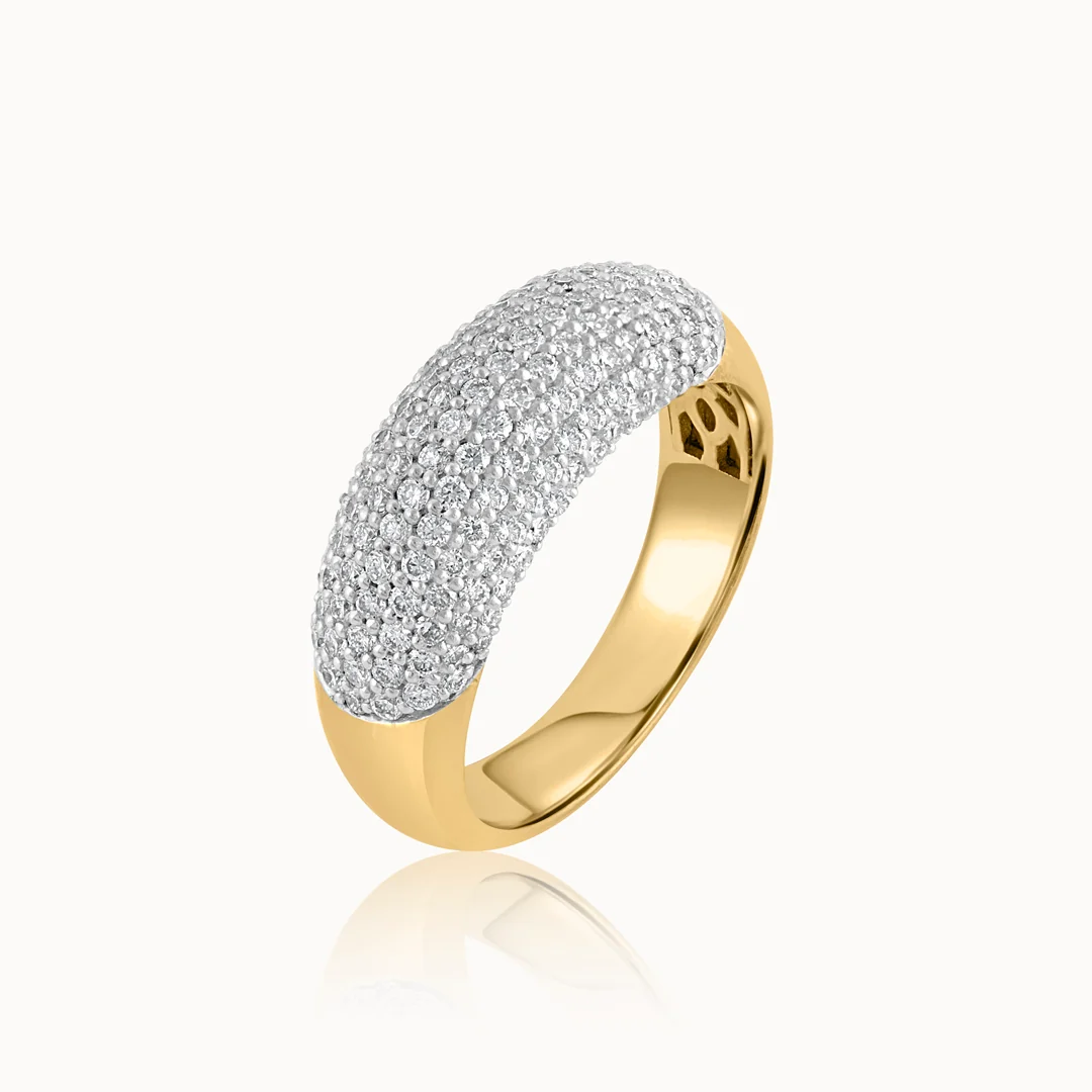 Bold Pave Diamond Band - Image 3