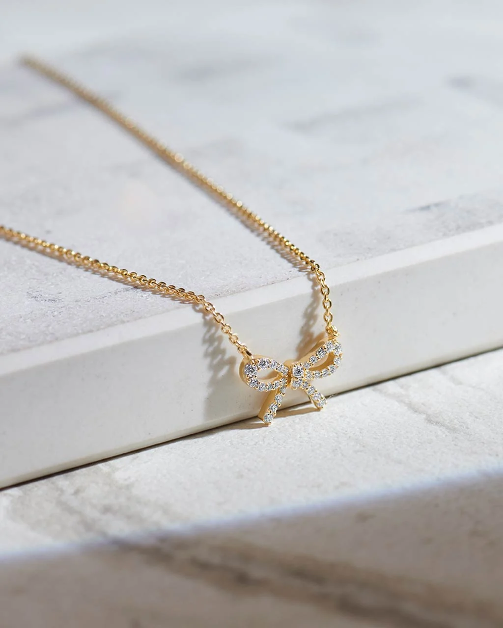 Bow Diamond Necklace - Image 5
