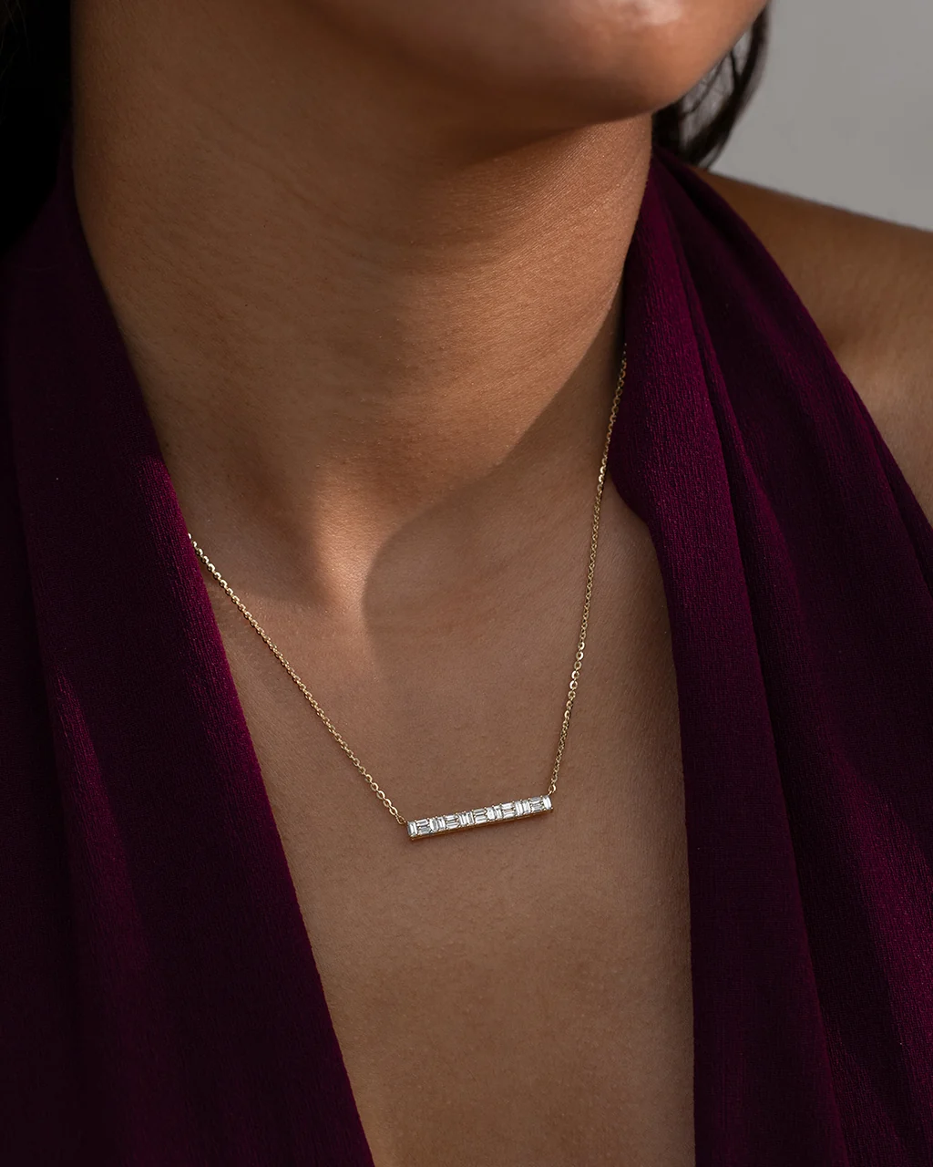 Brilliant Bar Necklace - Image 2