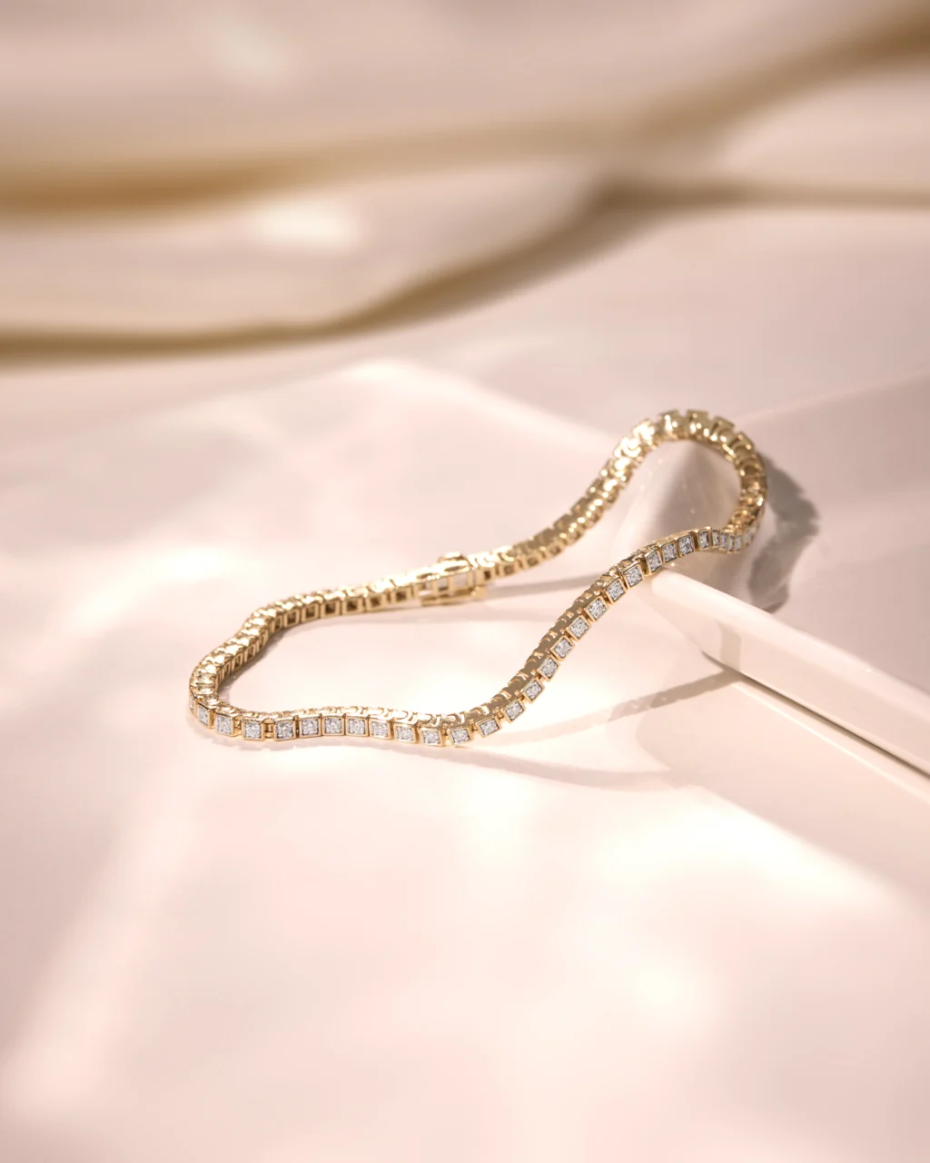 Chic Diamond Classic Tennis Bracelet - Image 6