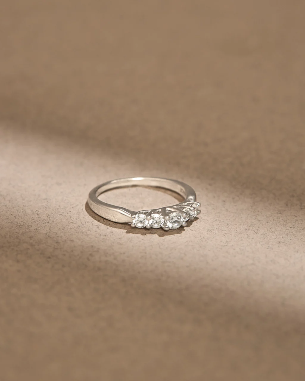 Classic 5 Diamond Ring - Image 2