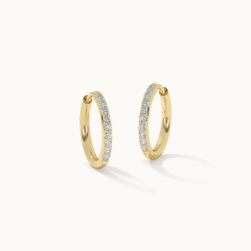 Classic Diamond Hoops - Image 2