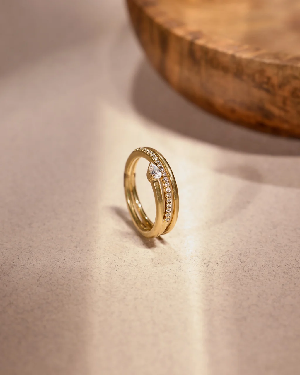 Classic Stack Diamond Ring - Image 5