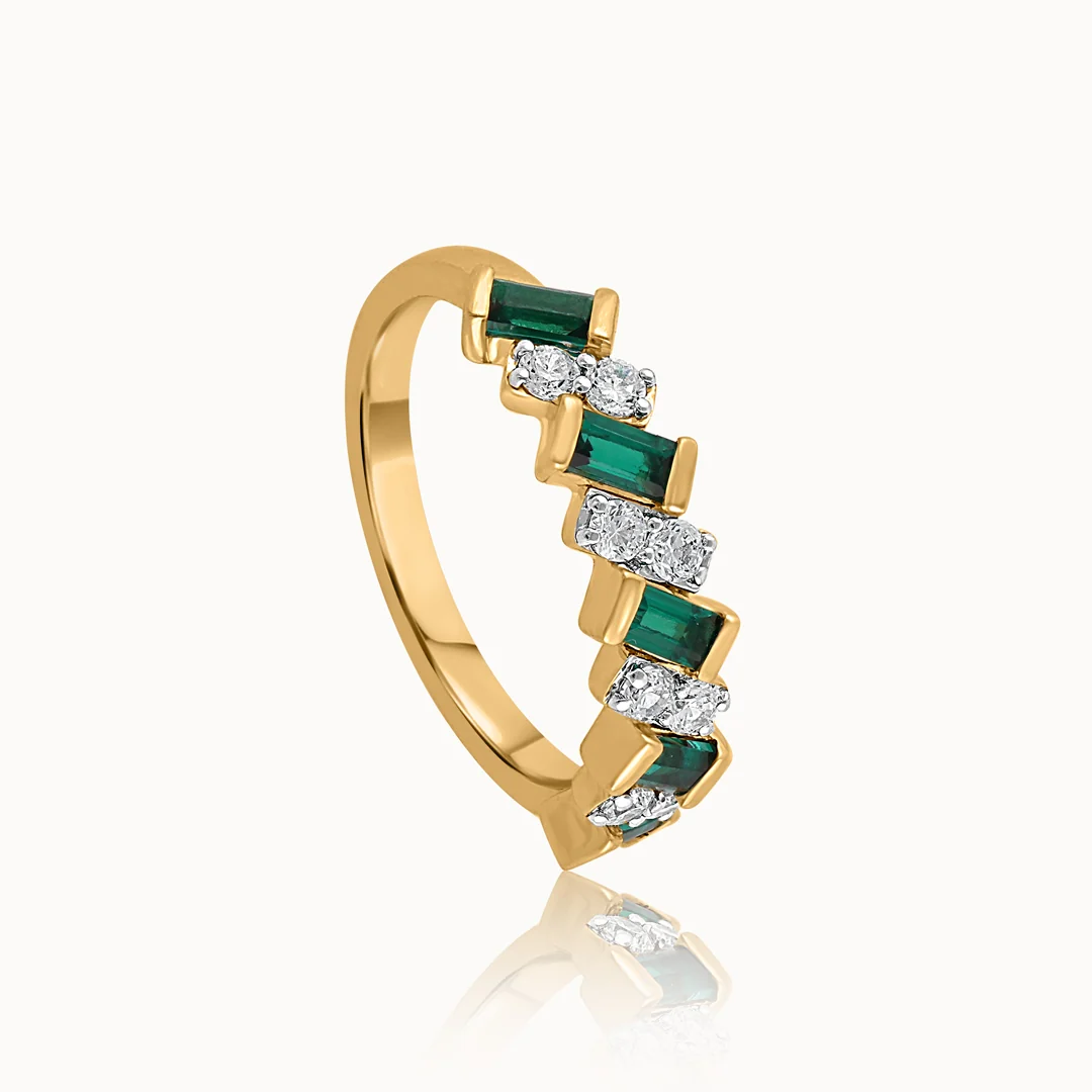Created Emerald Regal Band - Image 3