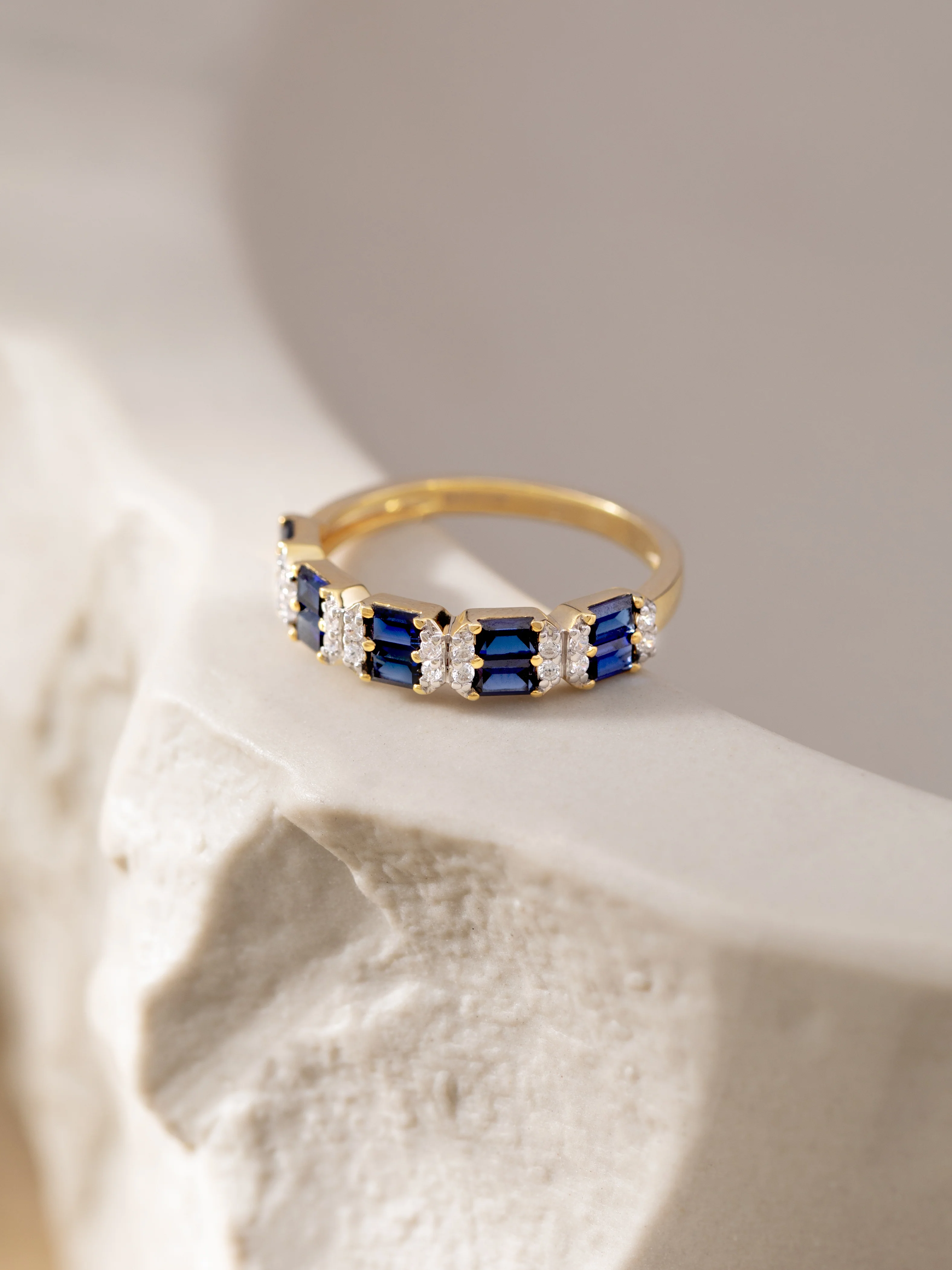 Created Sapphire Majestic Band - Image 5