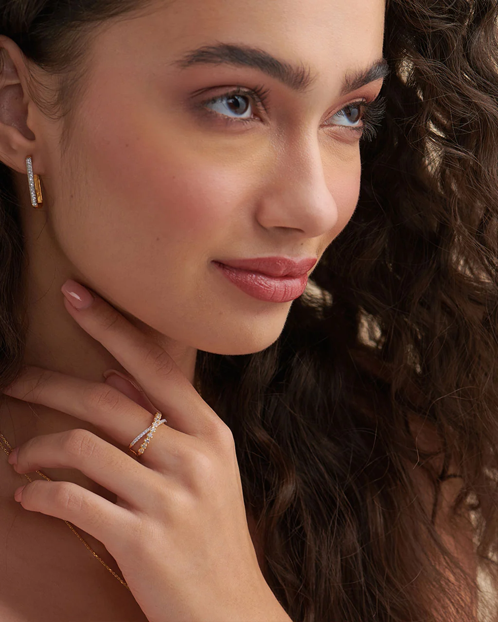 Criss Cross Diamond Ring - Image 2