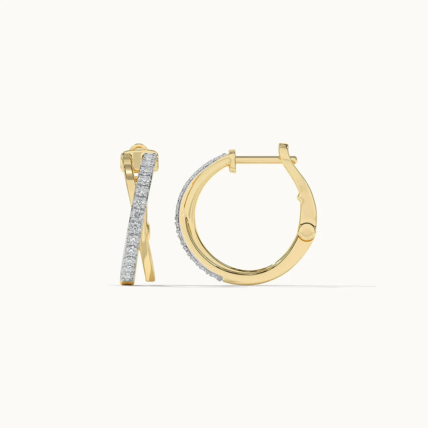 Cross Over Medium Hoops - Image 6