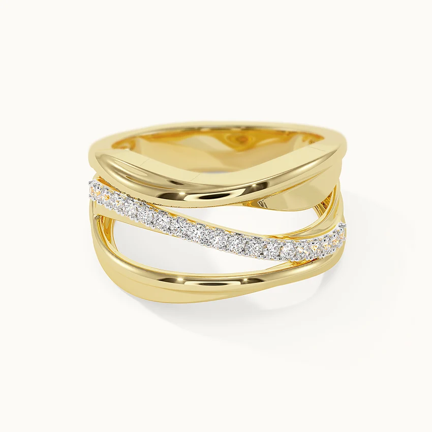 Crossover Broad Diamond Band - Image 3