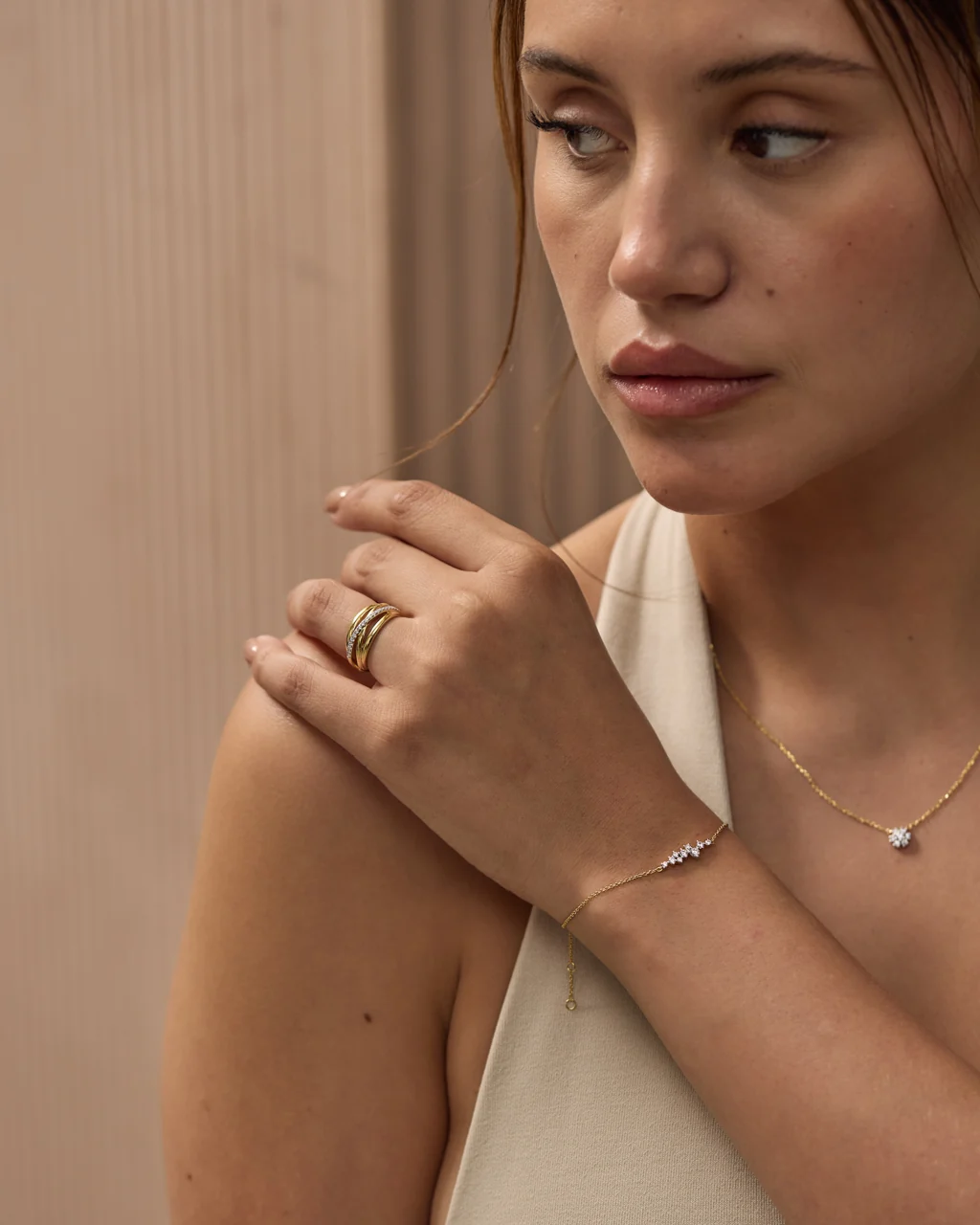 Crossover Pave Diamond Band - Image 4