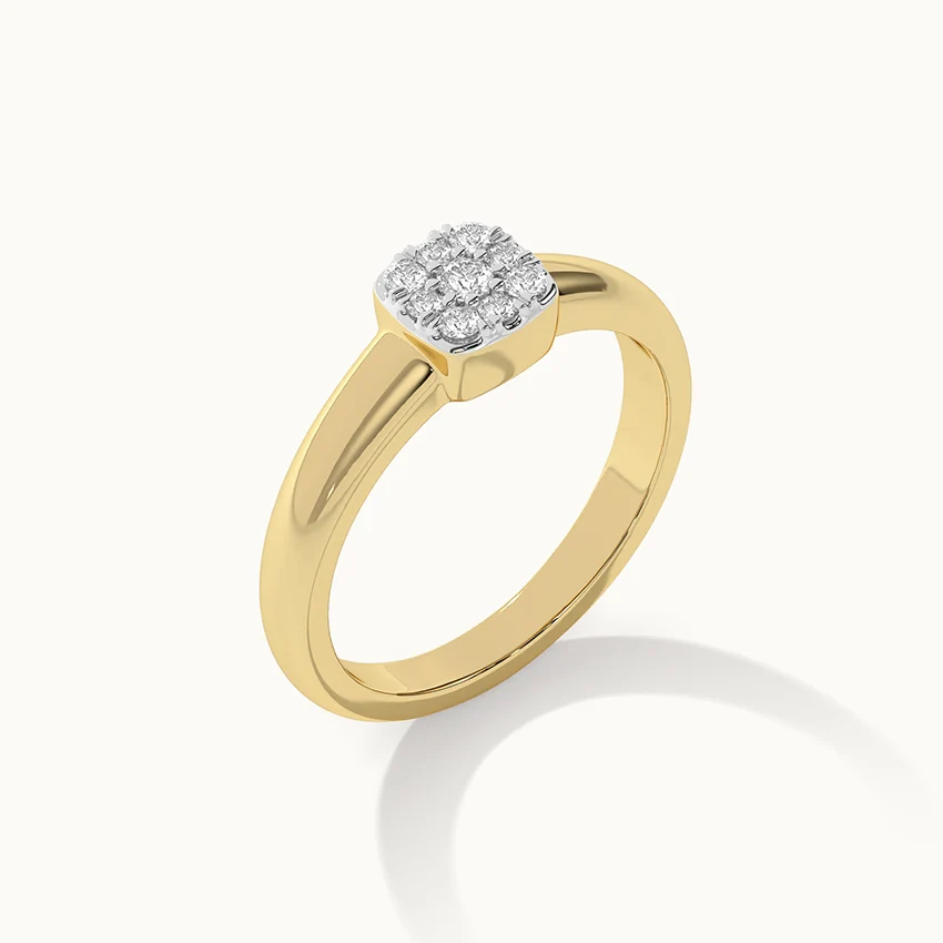 Cushion Cluster Diamond Ring - Image 5