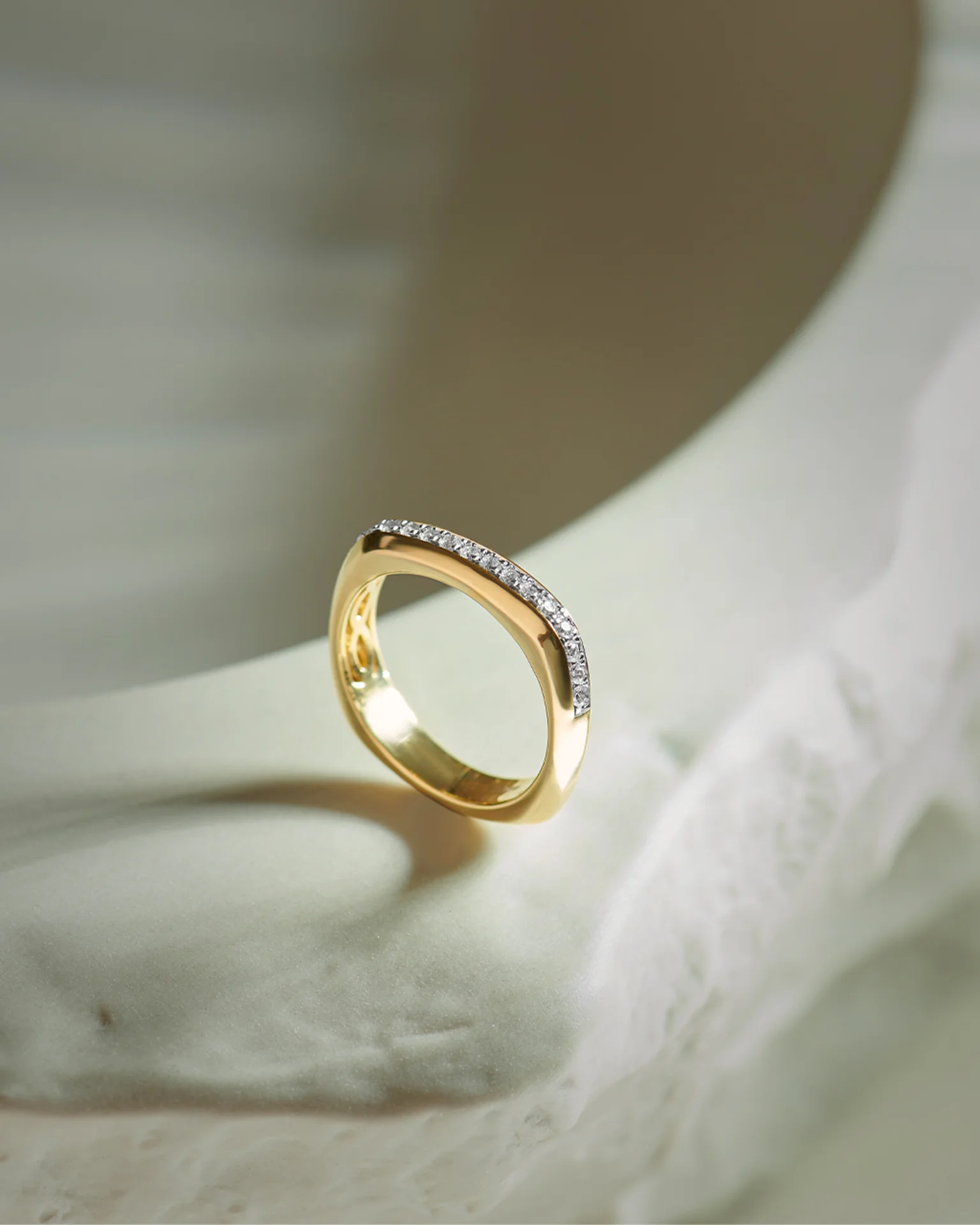 Cushion Diamond Band - Image 6