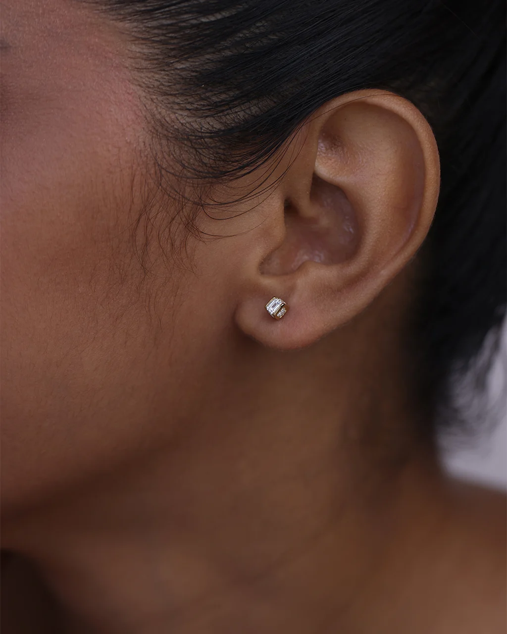 Dazzle Dot Diamond Studs - Image 2