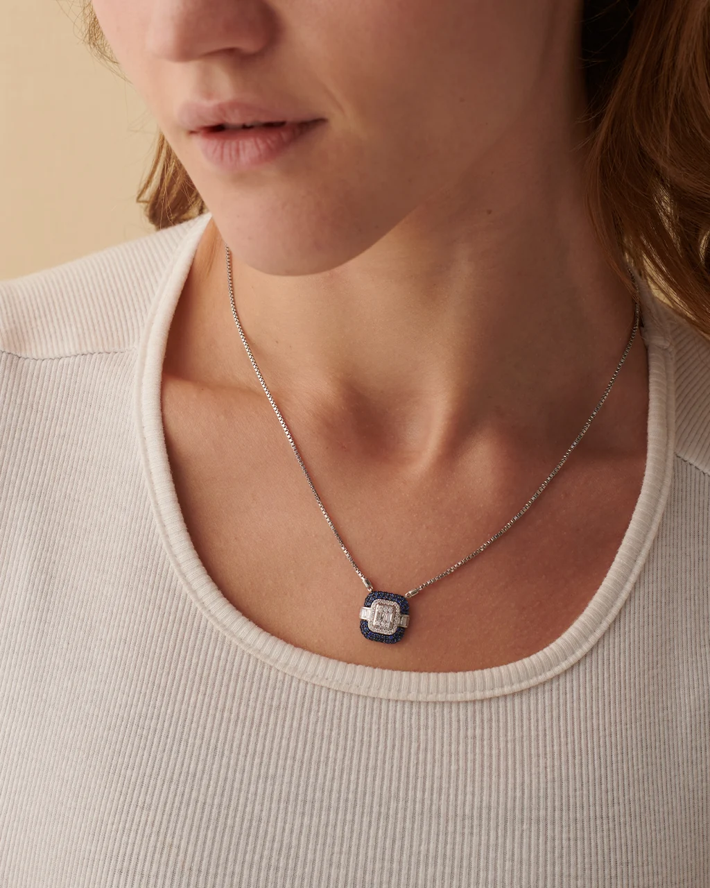 Deco Diamond Necklace - Image 2
