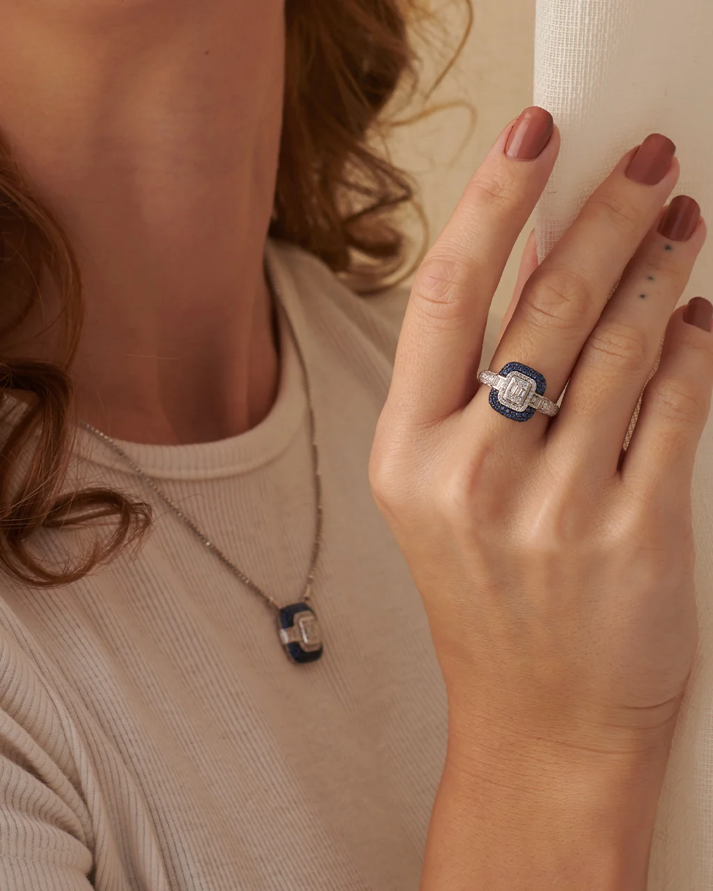 Deco Diamond Ring - Image 3