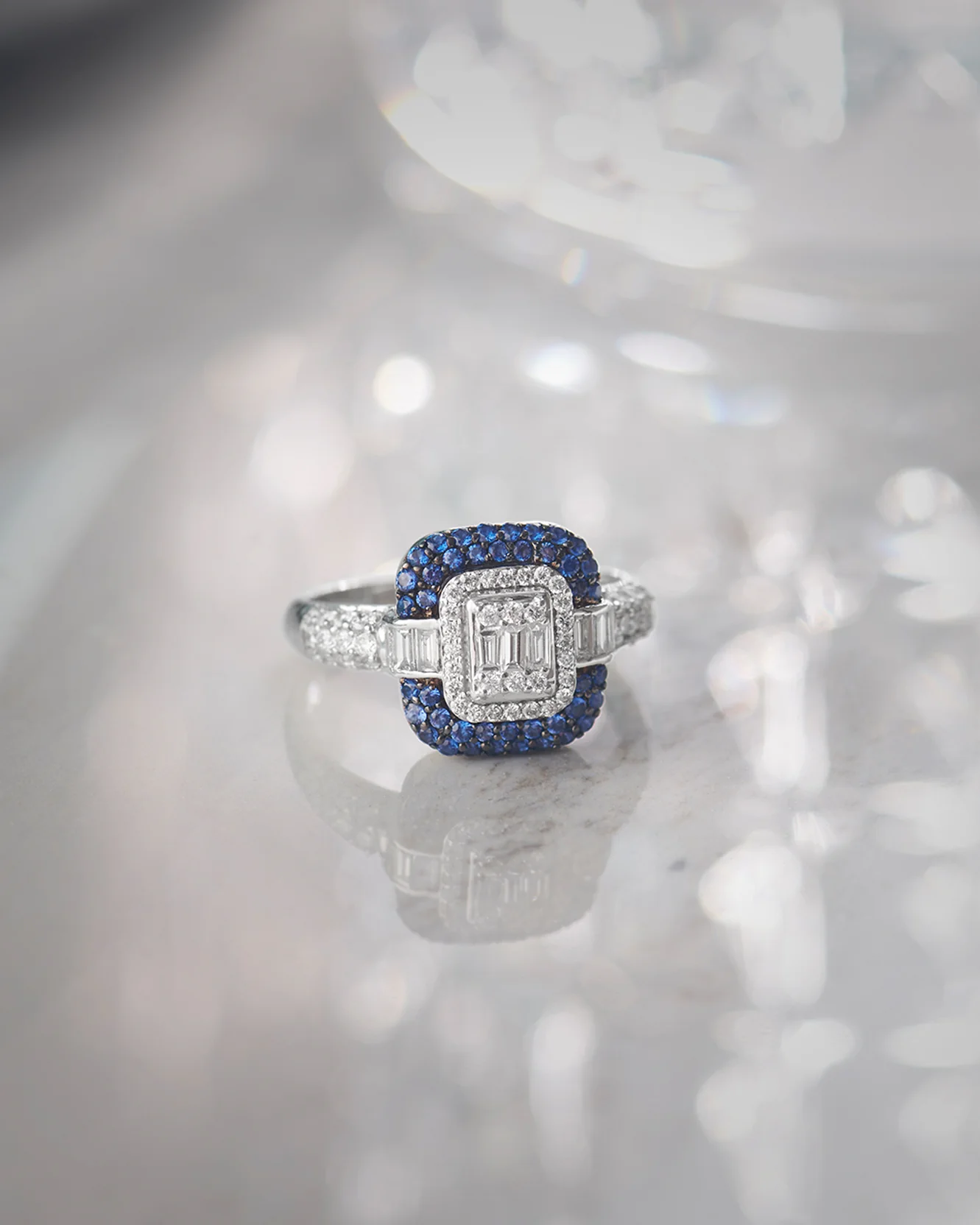 Deco Diamond Ring - Image 4
