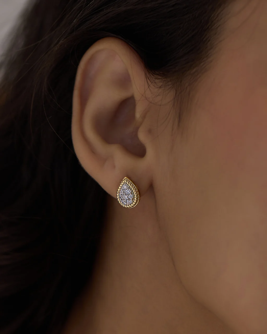 Dewdrop Diamond Earrings - Image 2