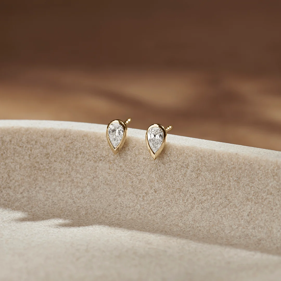 Dewdrop Solitaire Studs