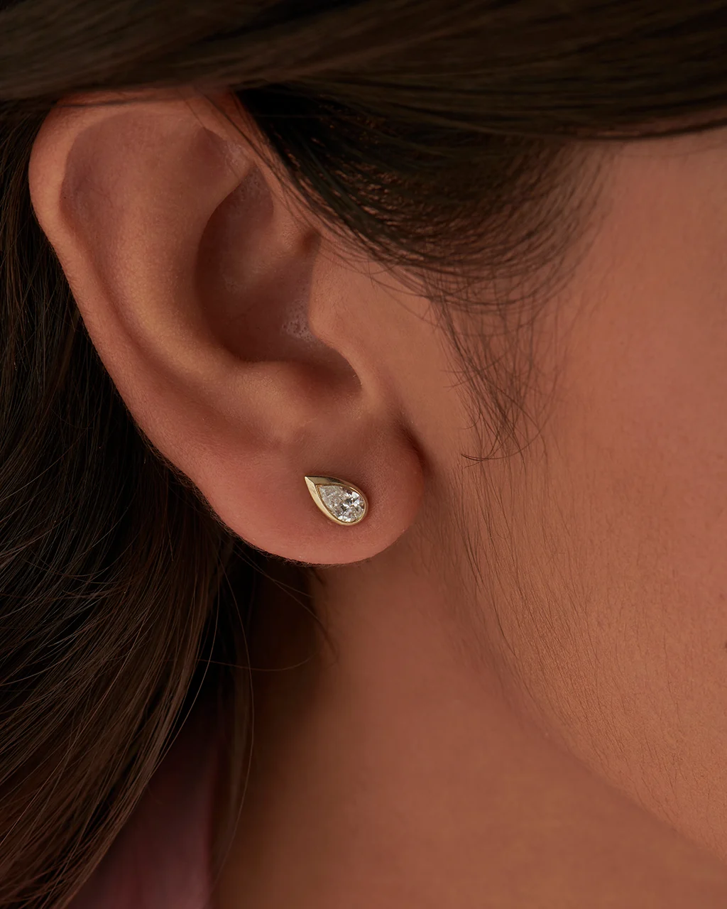 Dewdrop Solitaire Studs - Image 2