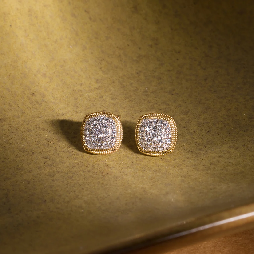 Diamond Array Earrings
