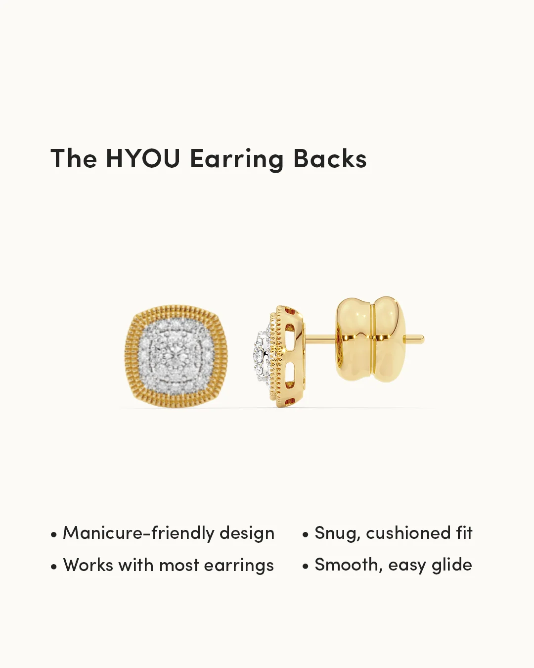Diamond Array Earrings - Image 3