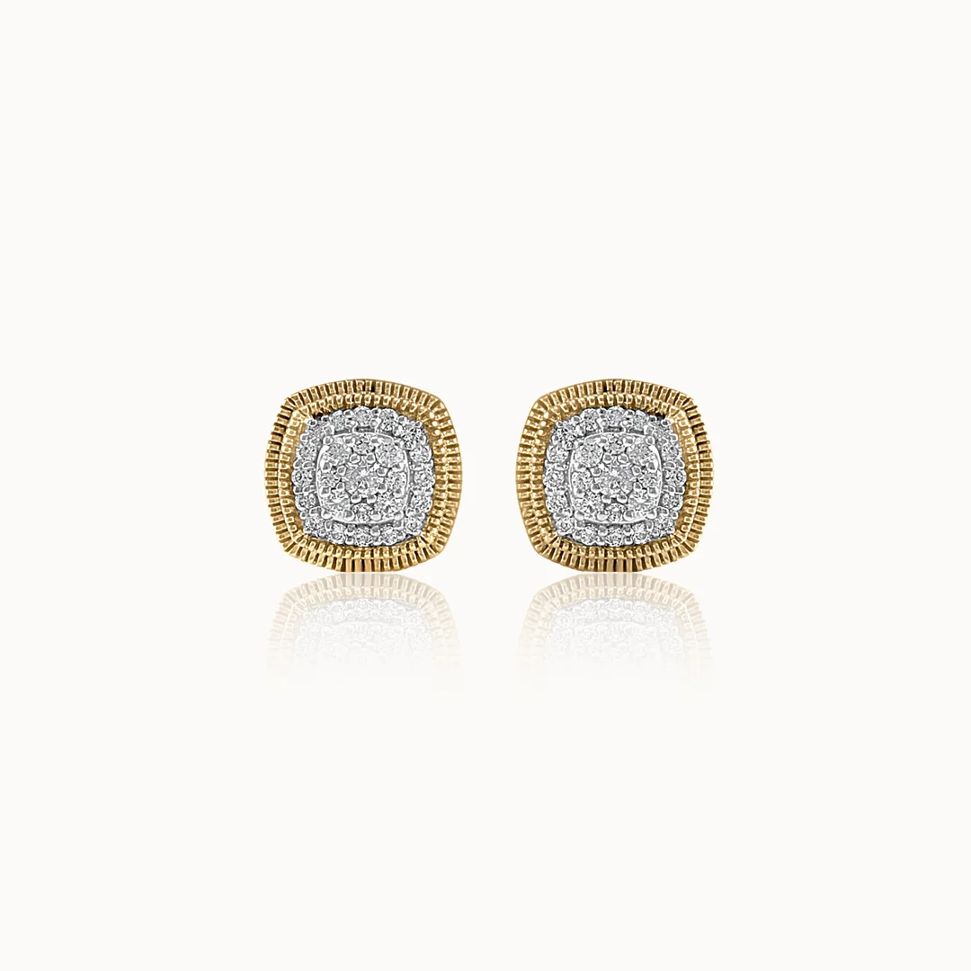 Diamond Array Earrings - Image 6