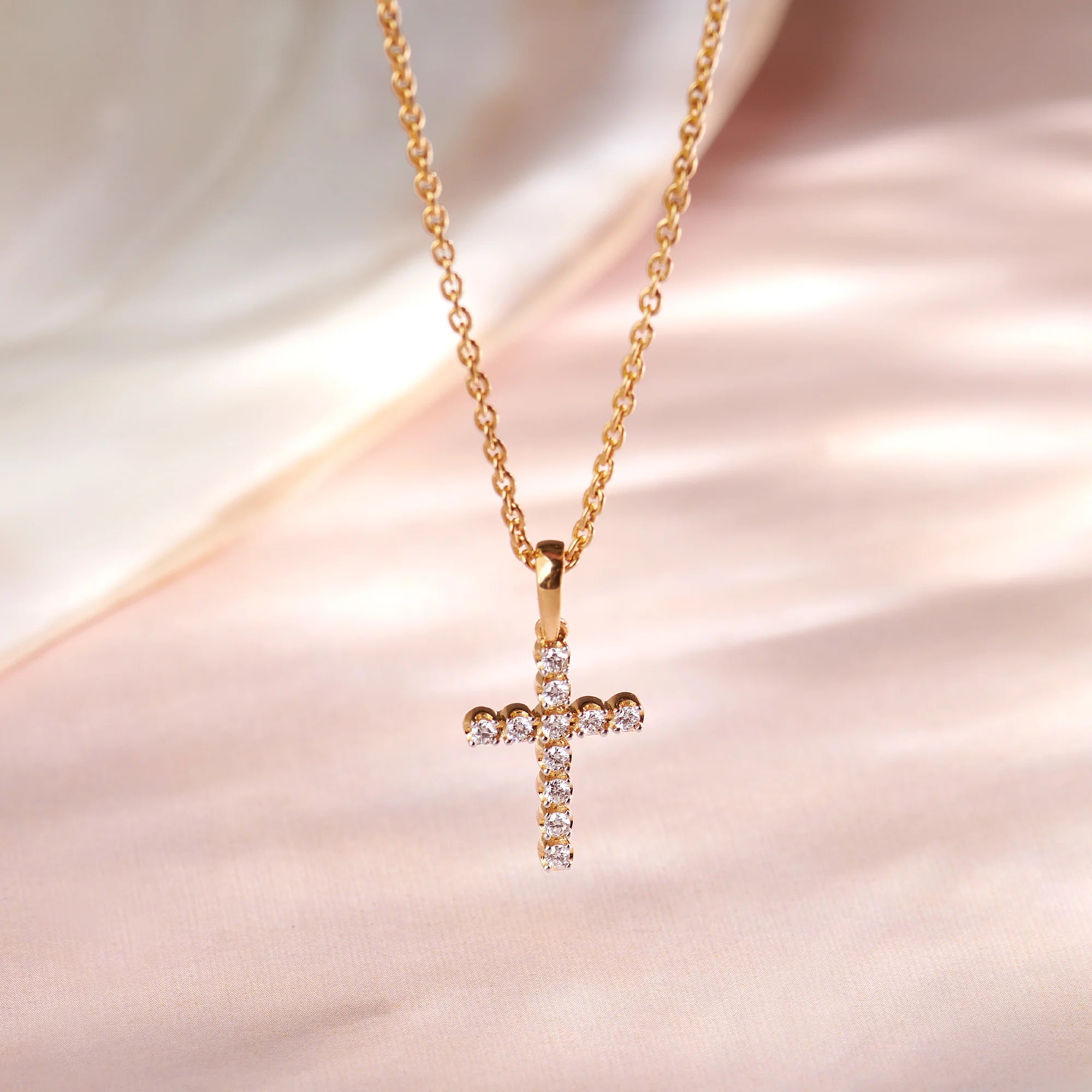Diamond Cross Necklace