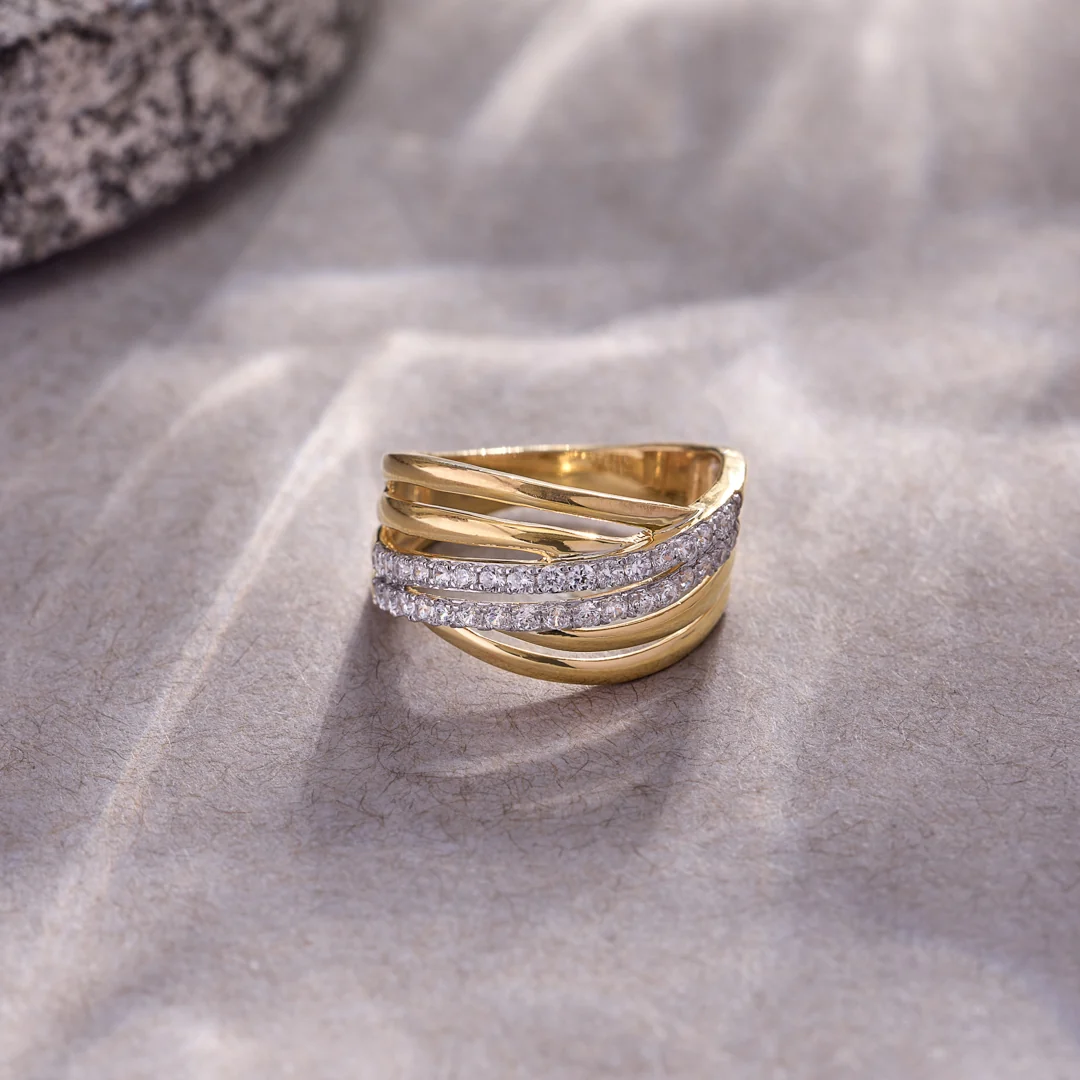 Diamond Interlace Band