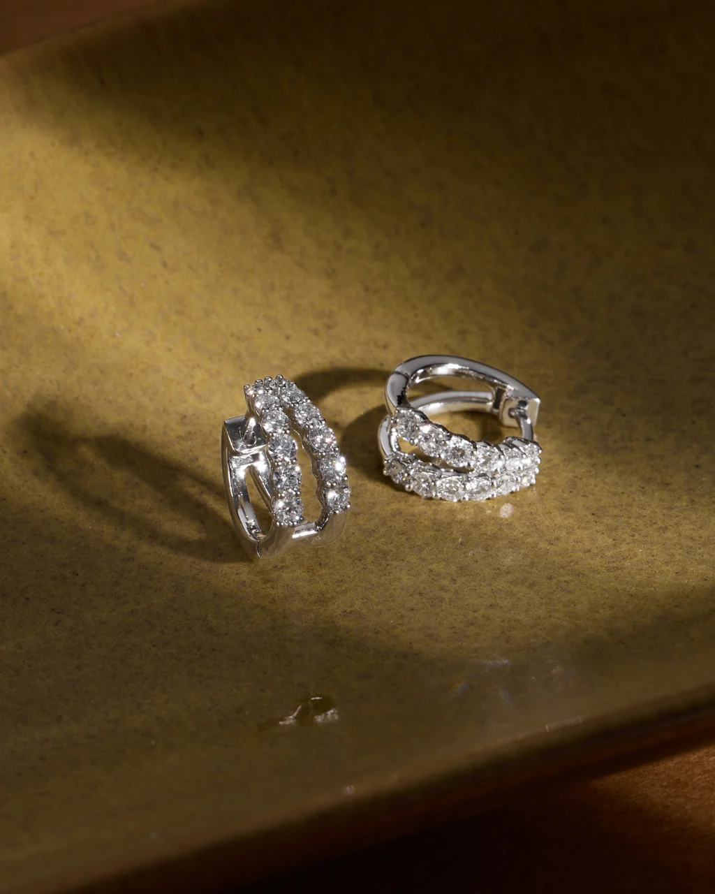 Diamond Inverted V Hoops - Image 6