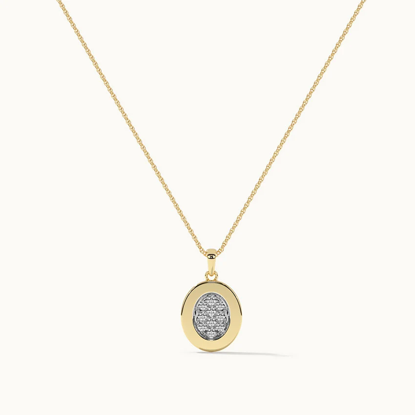 Disc Diamond Necklace - Image 3