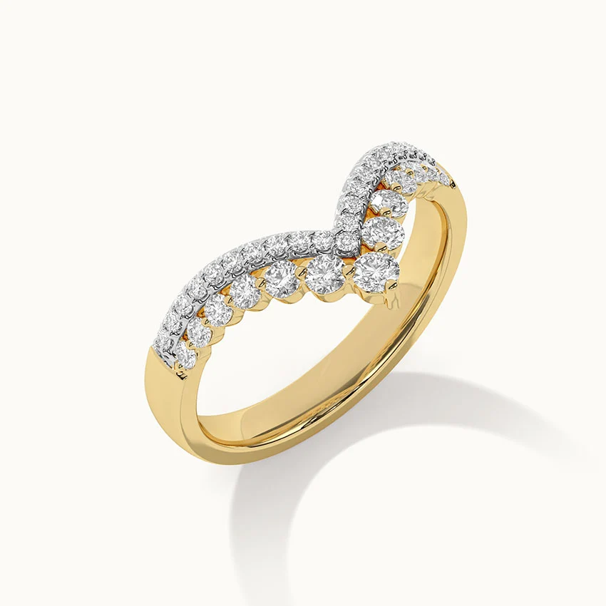 Double Row Chevron Ring - Image 5