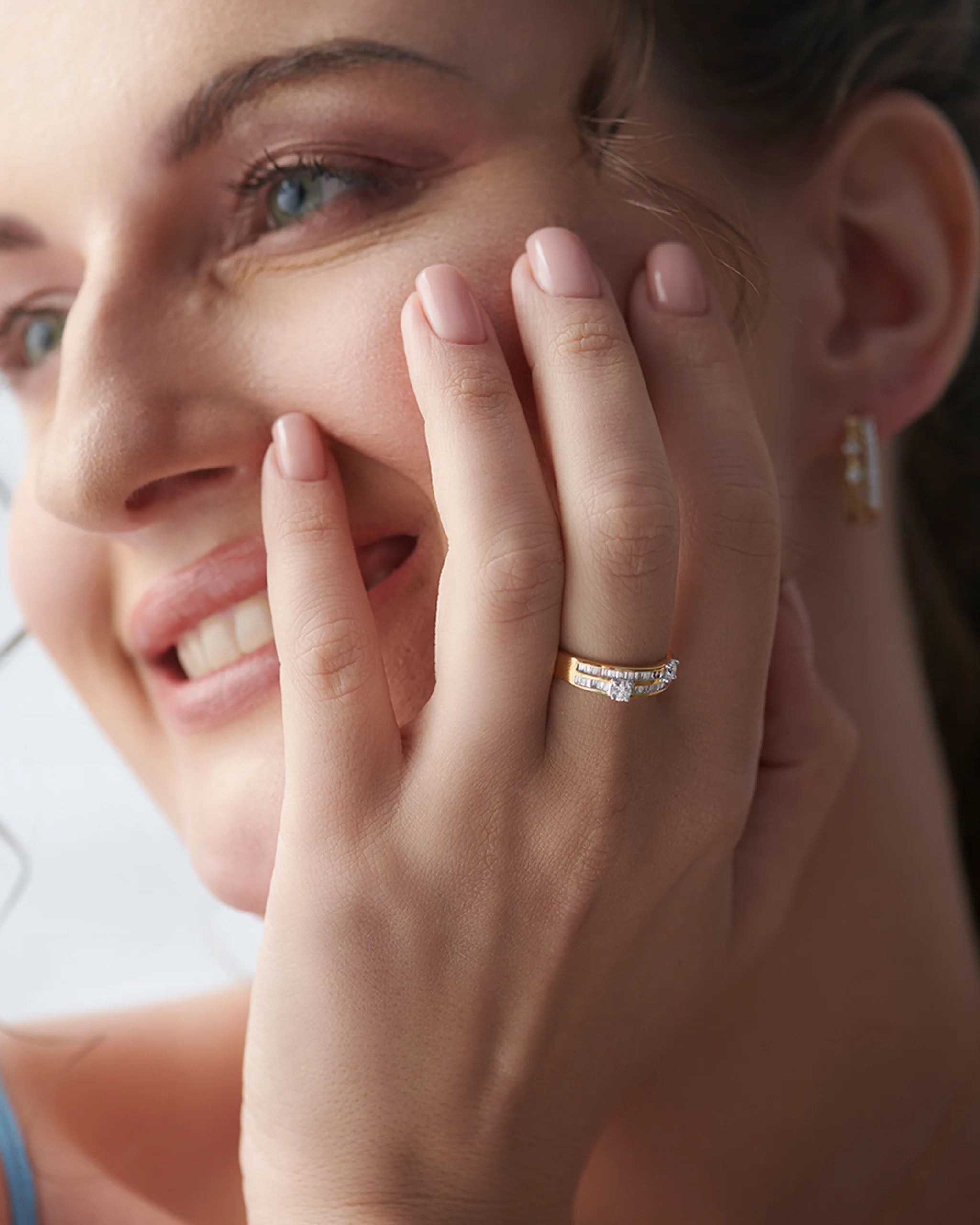 Double Row Diamond Band - Image 2