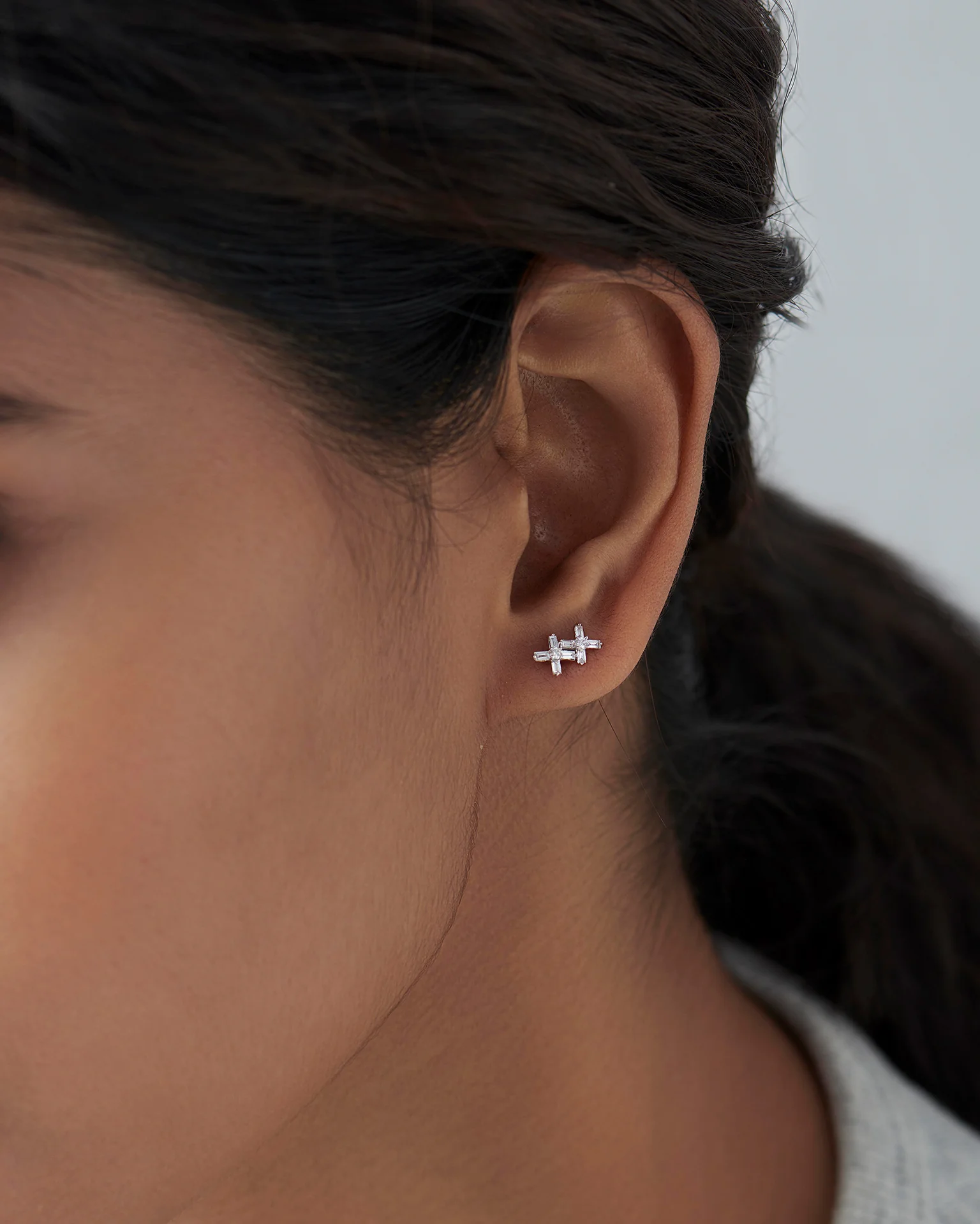 Dual Flower Ear Climbers - Image 5