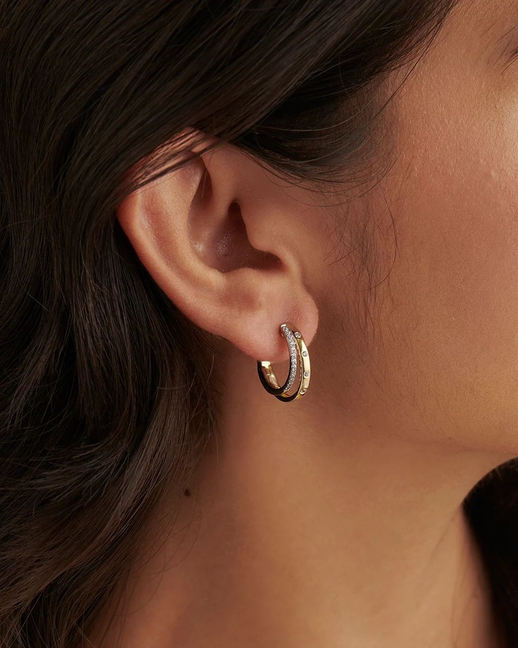 Dual Radiance Diamond Hoops - Image 2