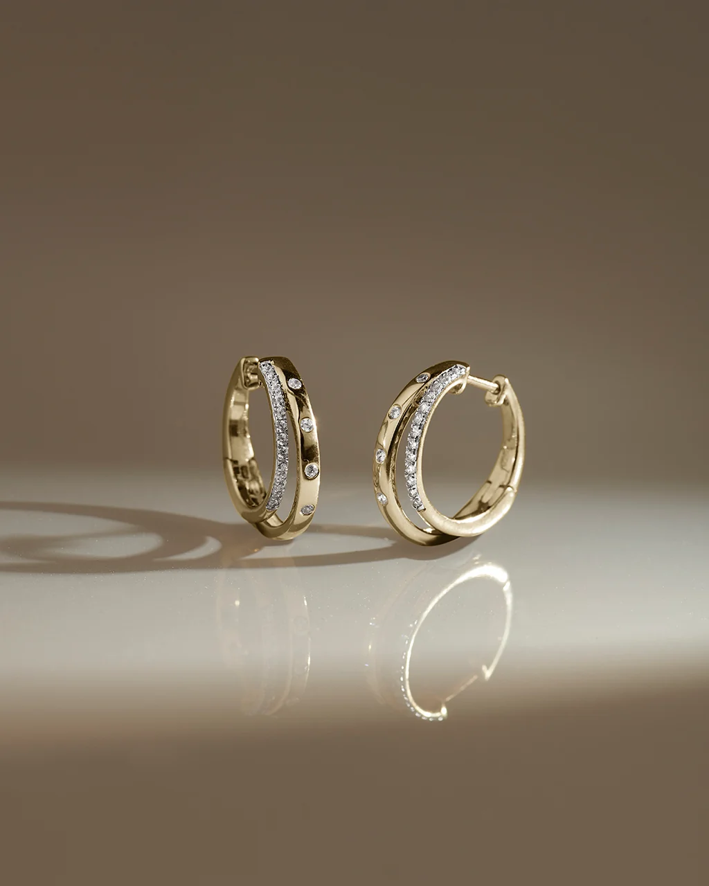 Dual Radiance Diamond Hoops - Image 6