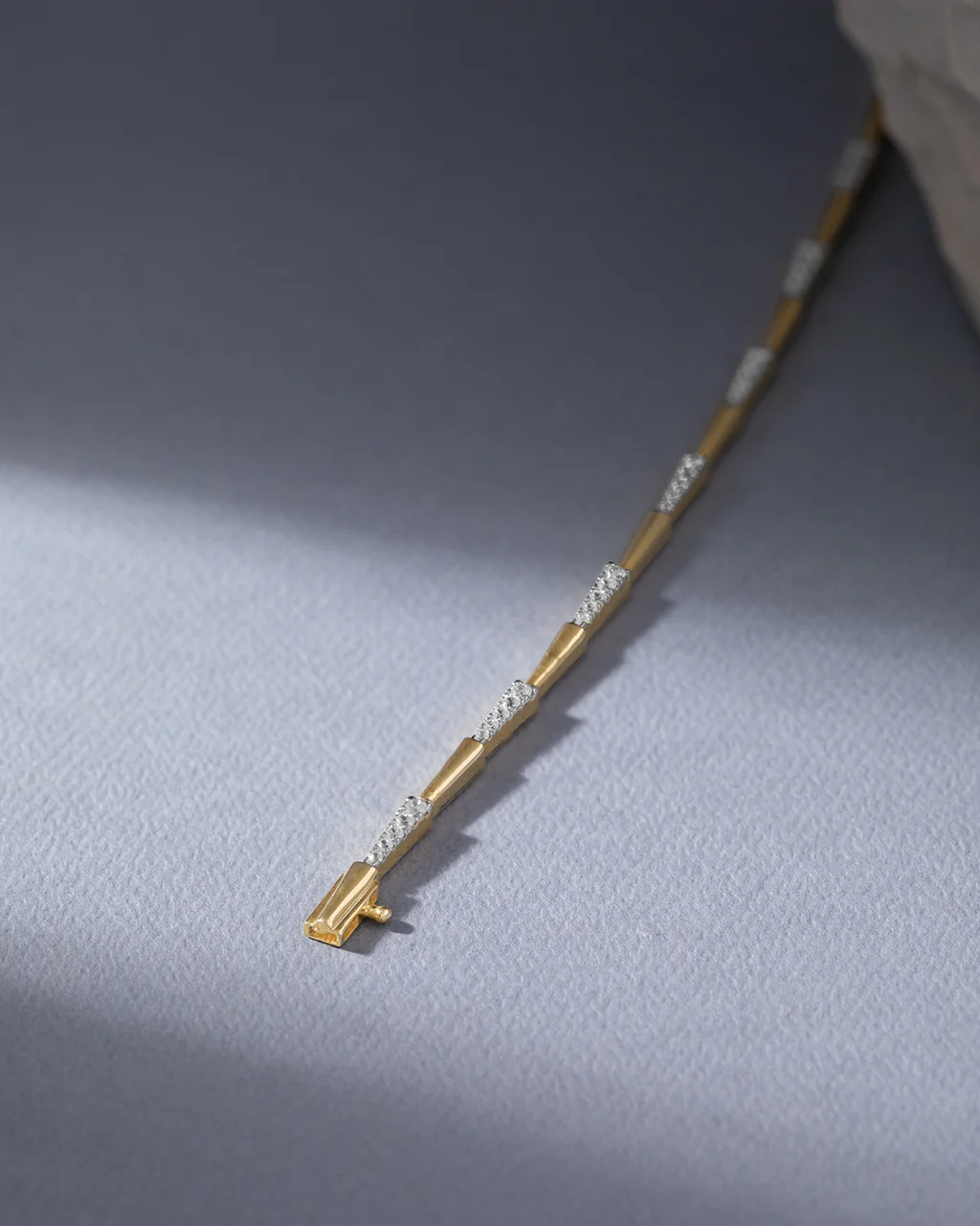Elegant Edge Diamond Tennis Bracelet - Image 4