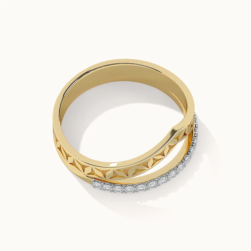 Engraved Chevron Band - Image 6