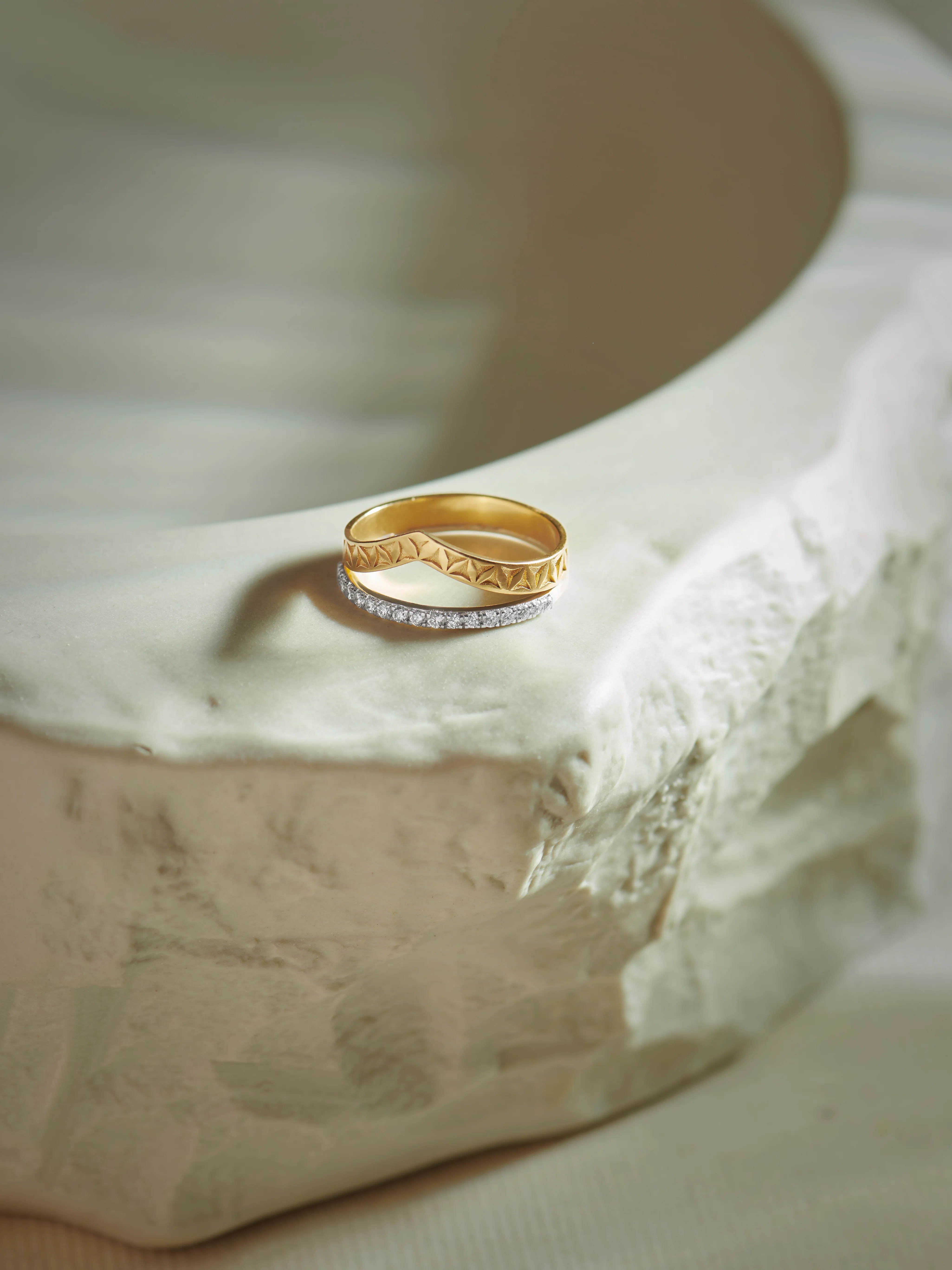 Engraved Chevron Band - Image 7