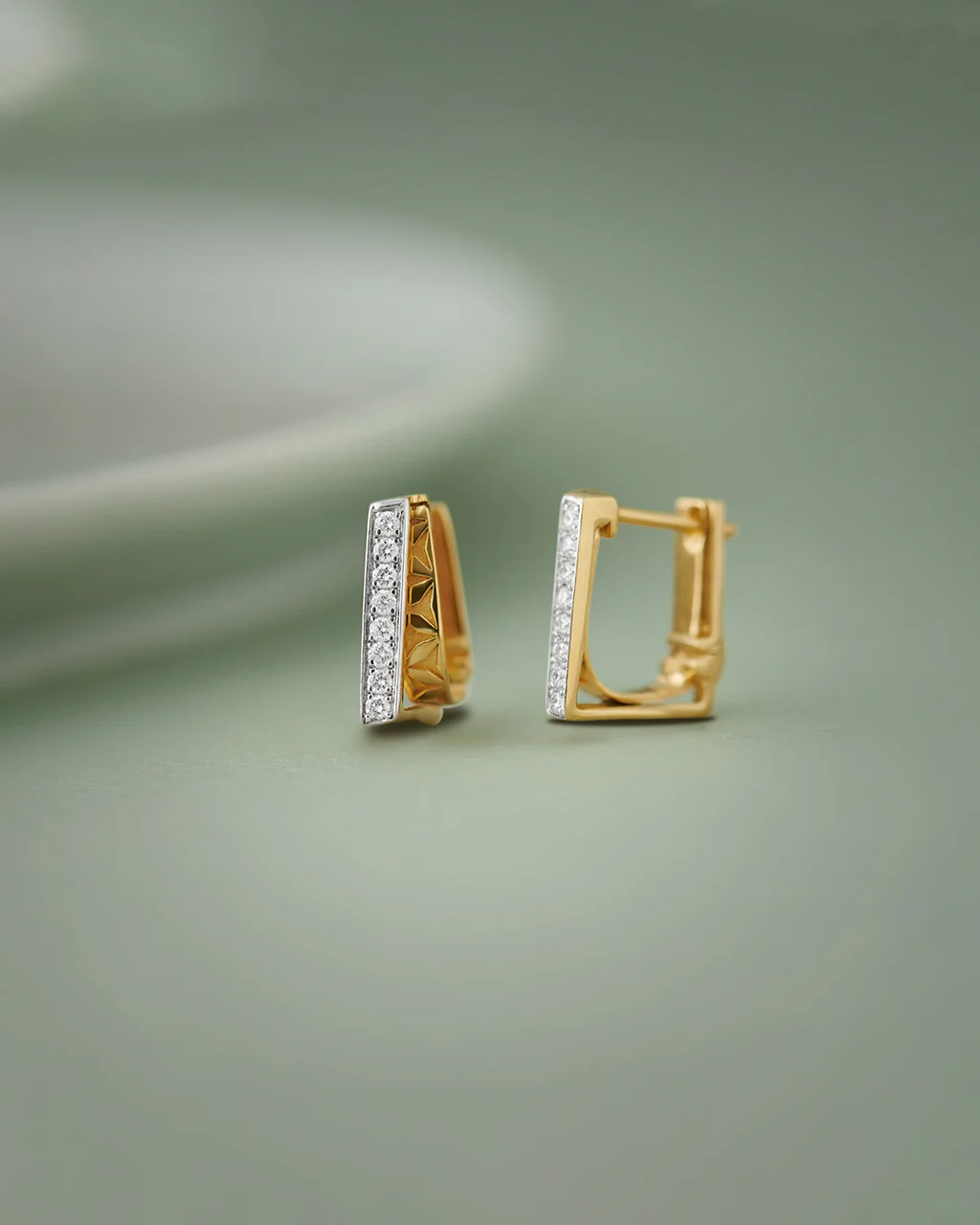 Engraved Edgy Hoops - Image 7