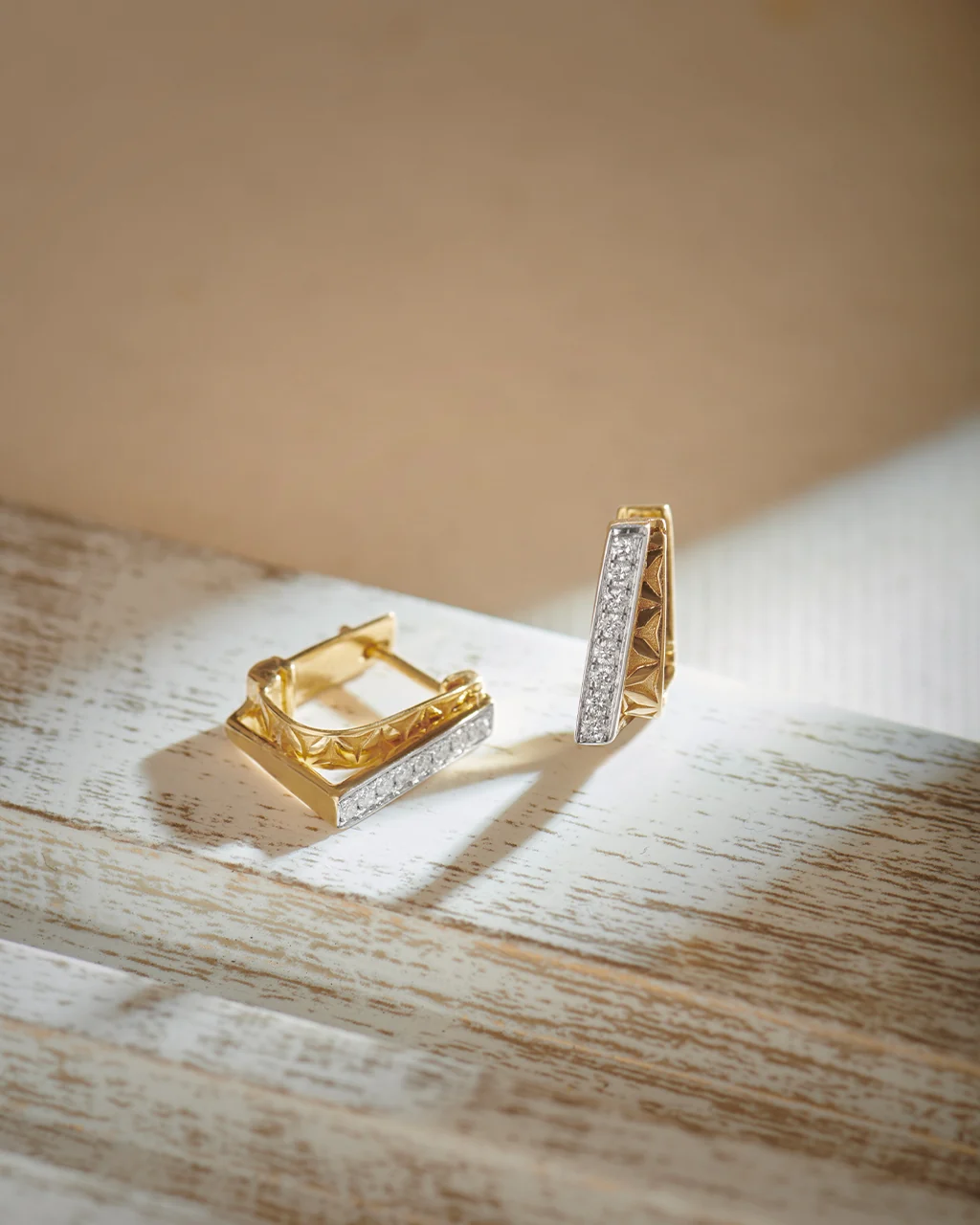 Engraved Edgy Hoops - Image 8