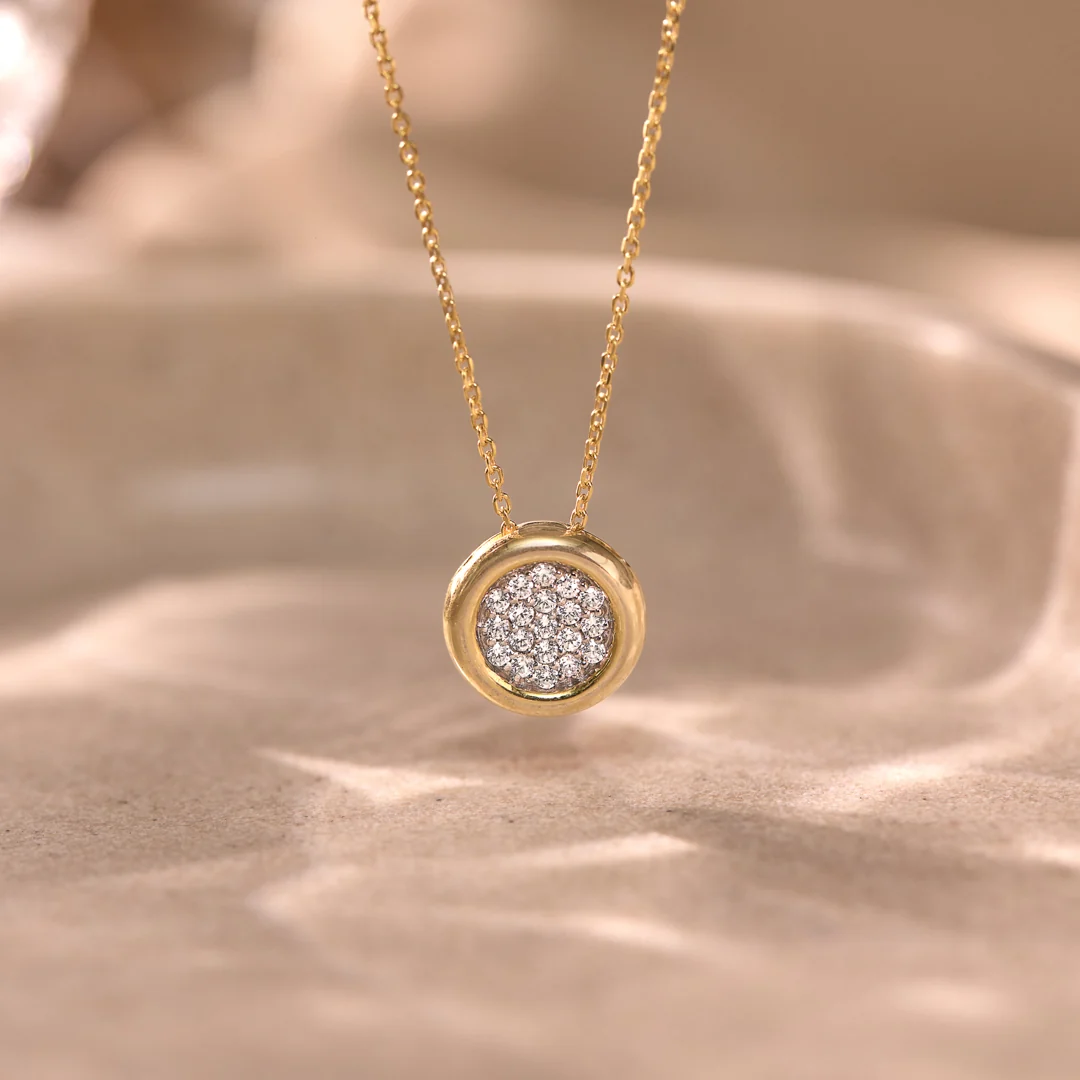 Eternal Diamond Cluster Necklace