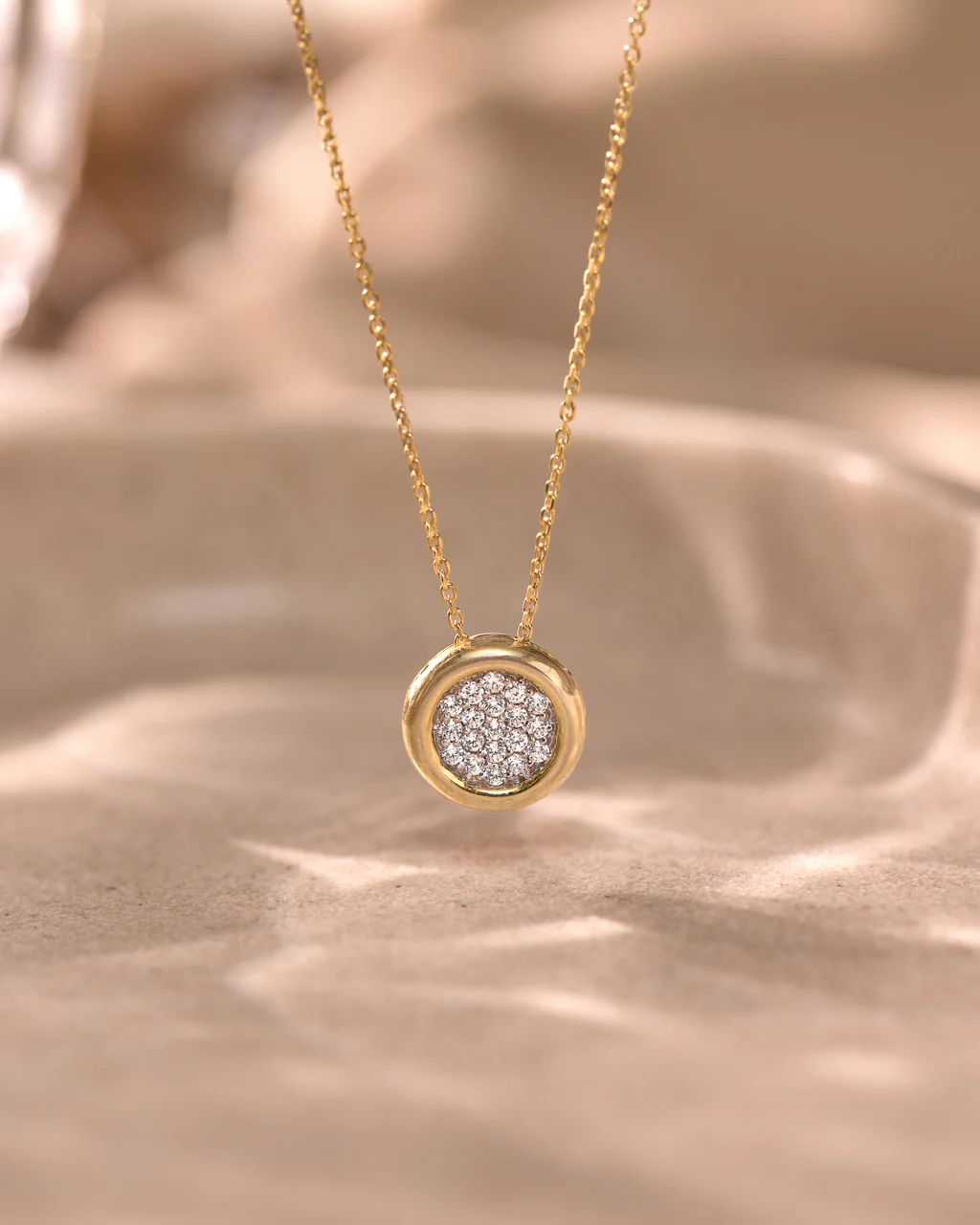 Eternal Diamond Cluster Necklace - Image 6