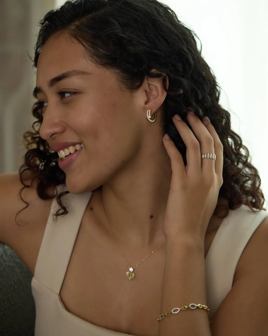 Everyday Chic Diamond Earring - Image 5