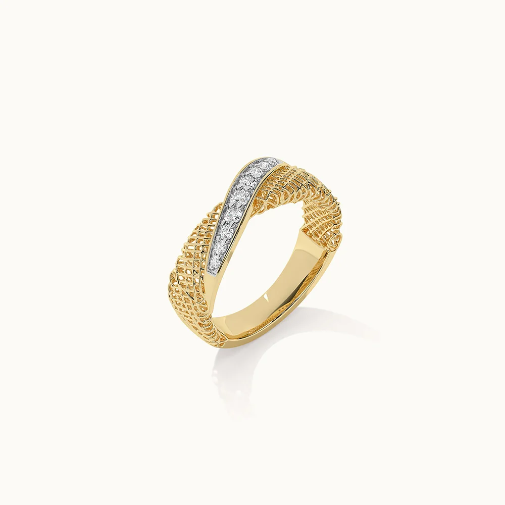 Filigree Diamond Band