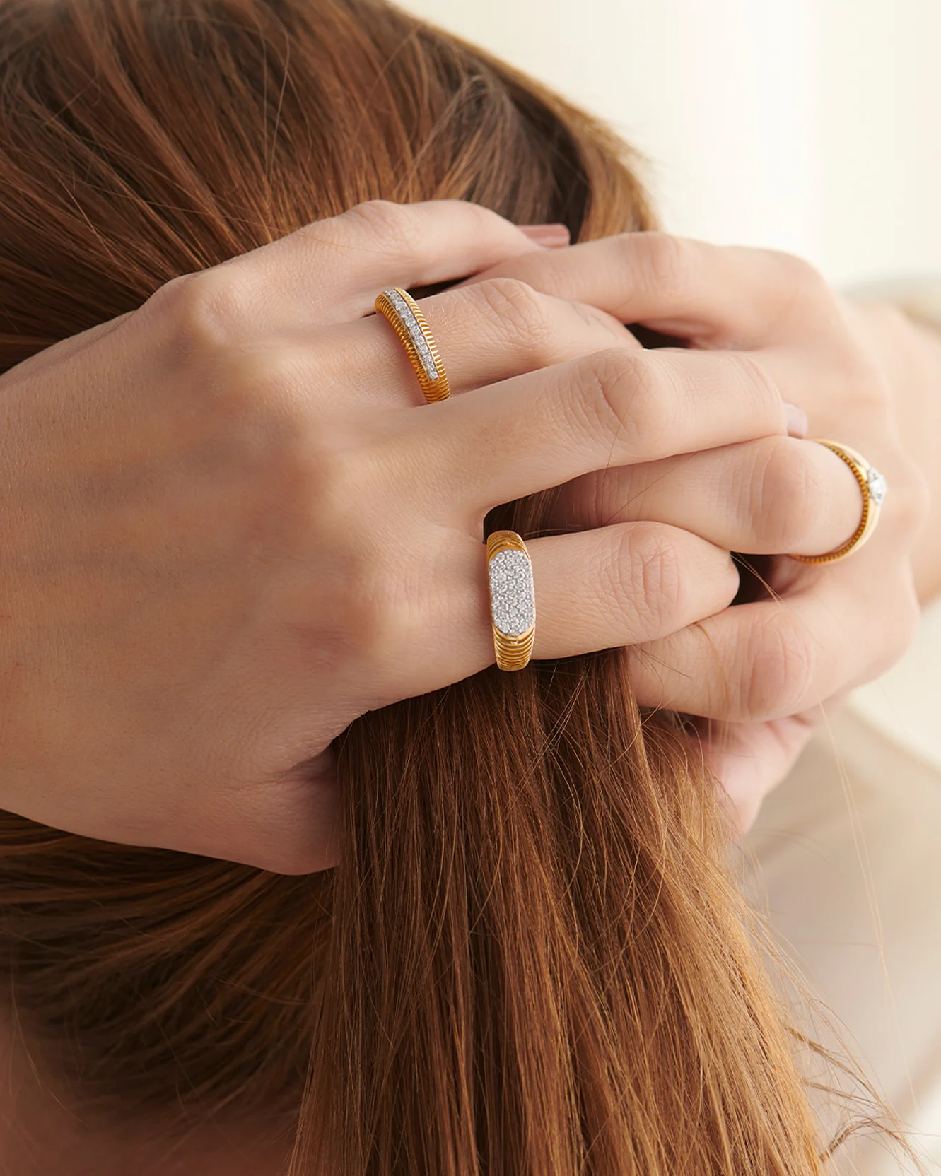 Fine Diamond Band - Image 3
