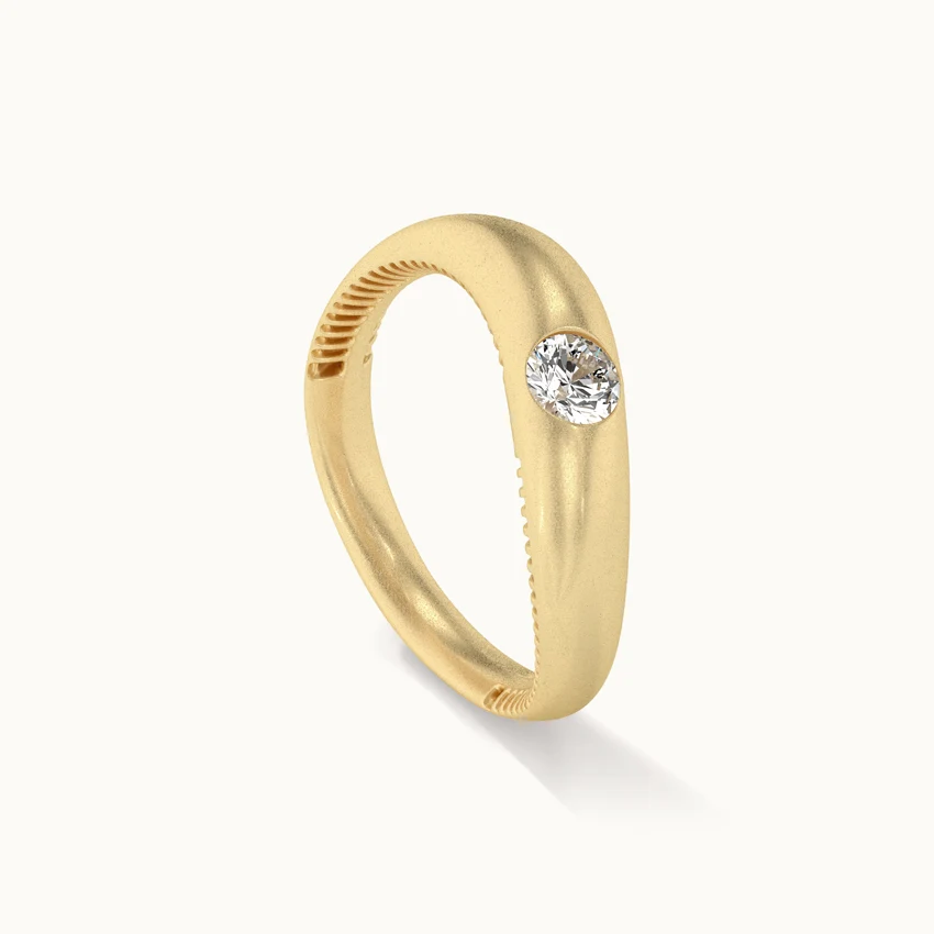 Fine S Solitaire Ring - Image 6